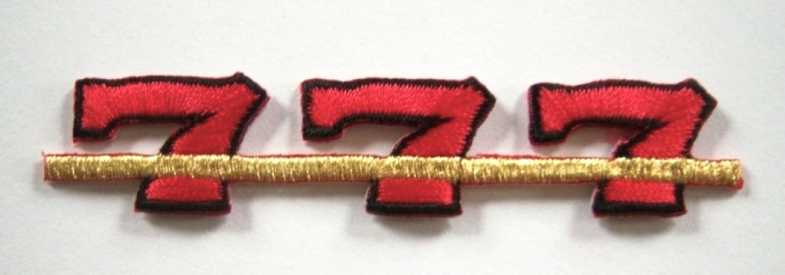 Lucky 7-7-7 Applique