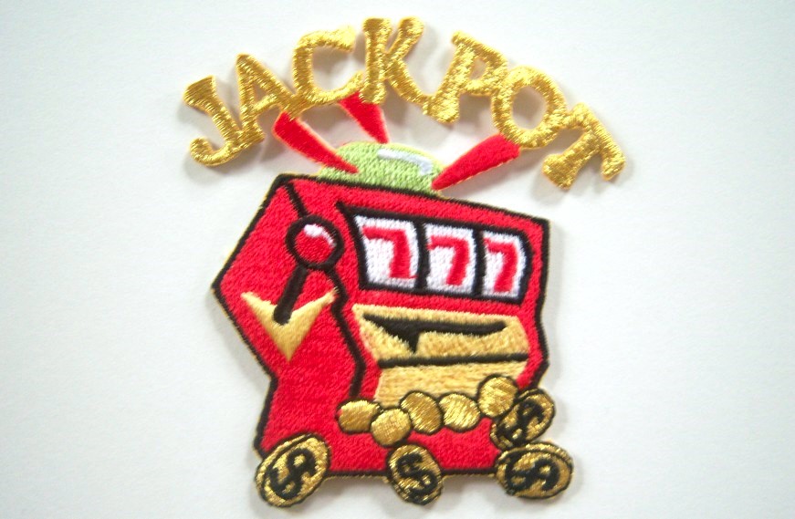 Red/Gold Jackpot Slot Machine