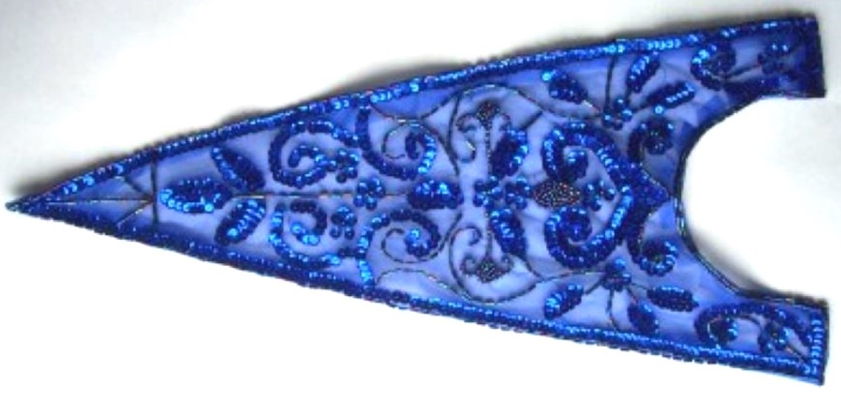 Royal Sequin/Bead 16 3/4" Yoke