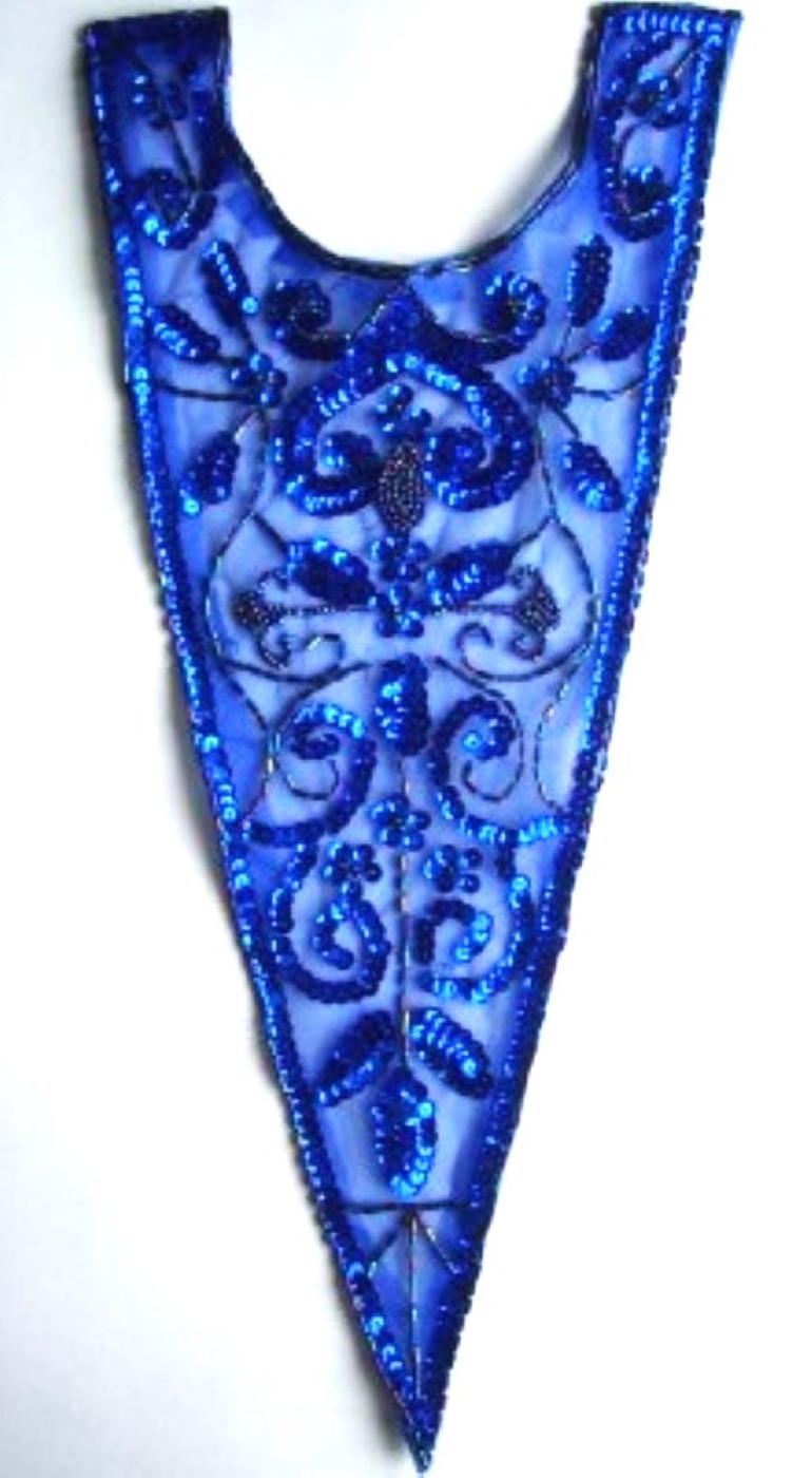 Royal Sequin/Bead 16 3/4" Yoke