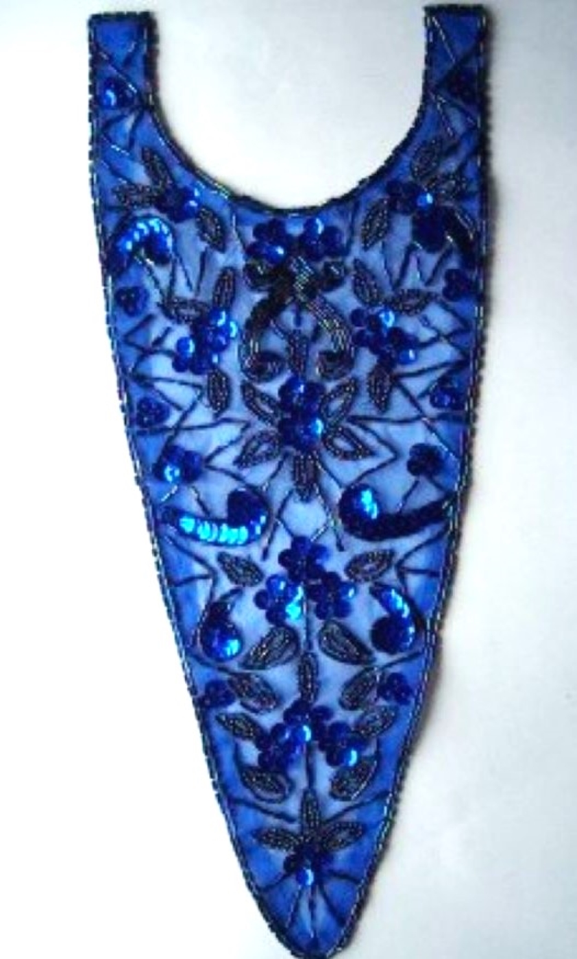 Royal Sequin/Bead 16 3/4" Yoke