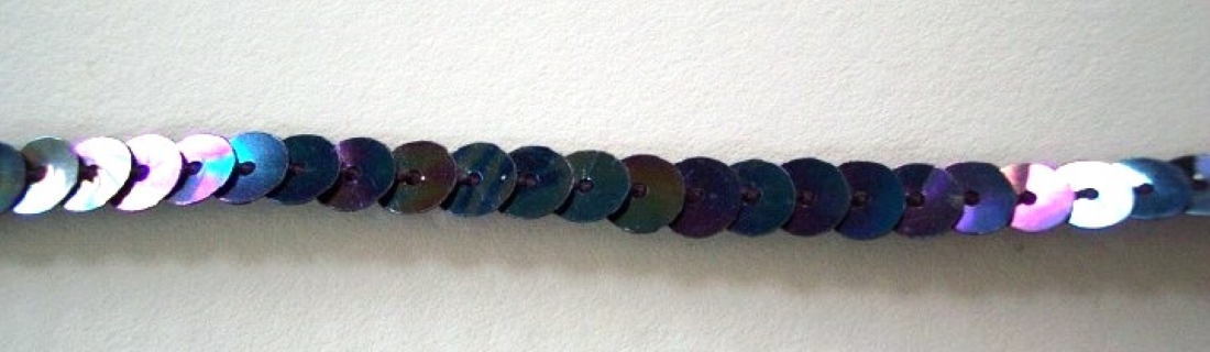 Black Iridescent 6mm-1/4" Strand
