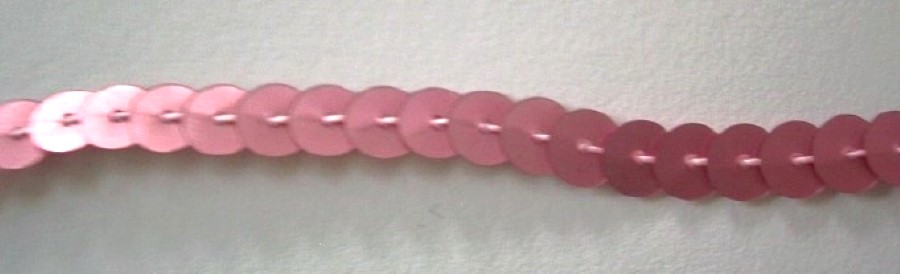 Matte Dusty Rose 6mm Sequin Strand