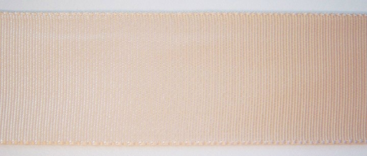 Lt Beige 1 1/2" Acetate Grosgrain Ribbon