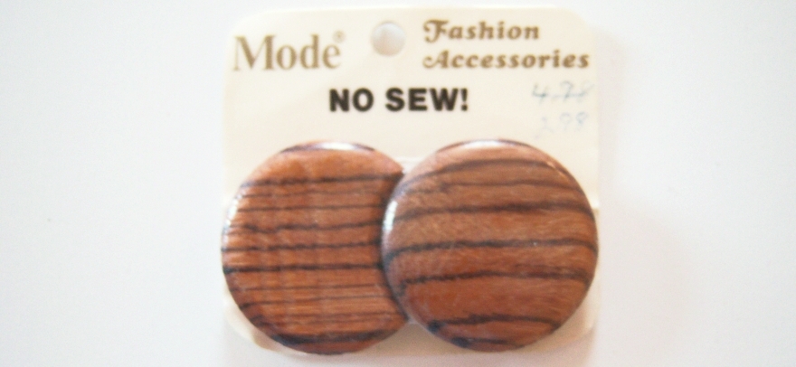 La Mode 7/8" Bar Wood 1 3/4"x3" Buckle