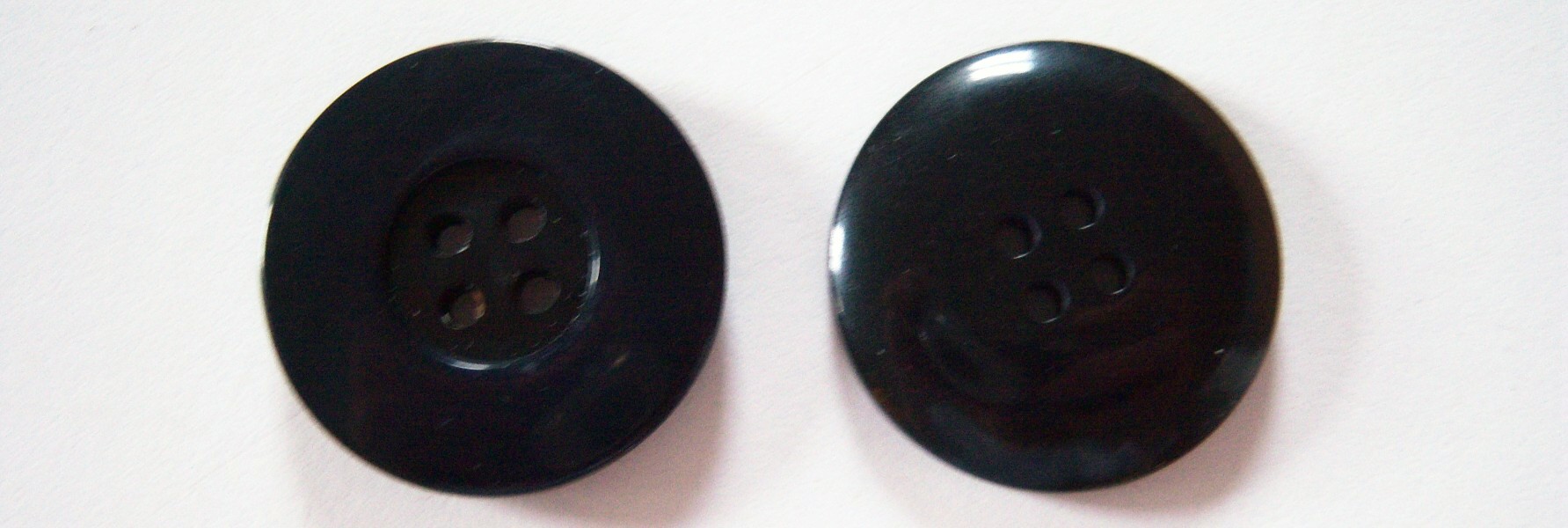 Black 1 1/8" Two Buttons