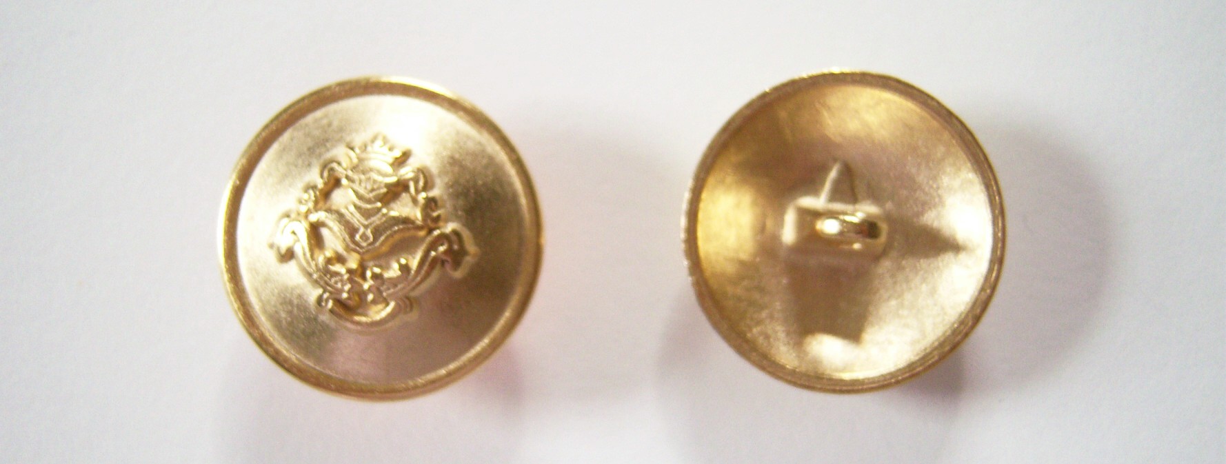 Gold Metal Half Ball 7/8" Button