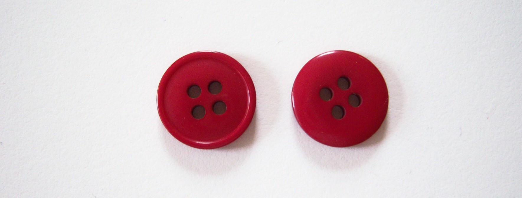 Dk Fuschia 9/16" 4 Hole Button