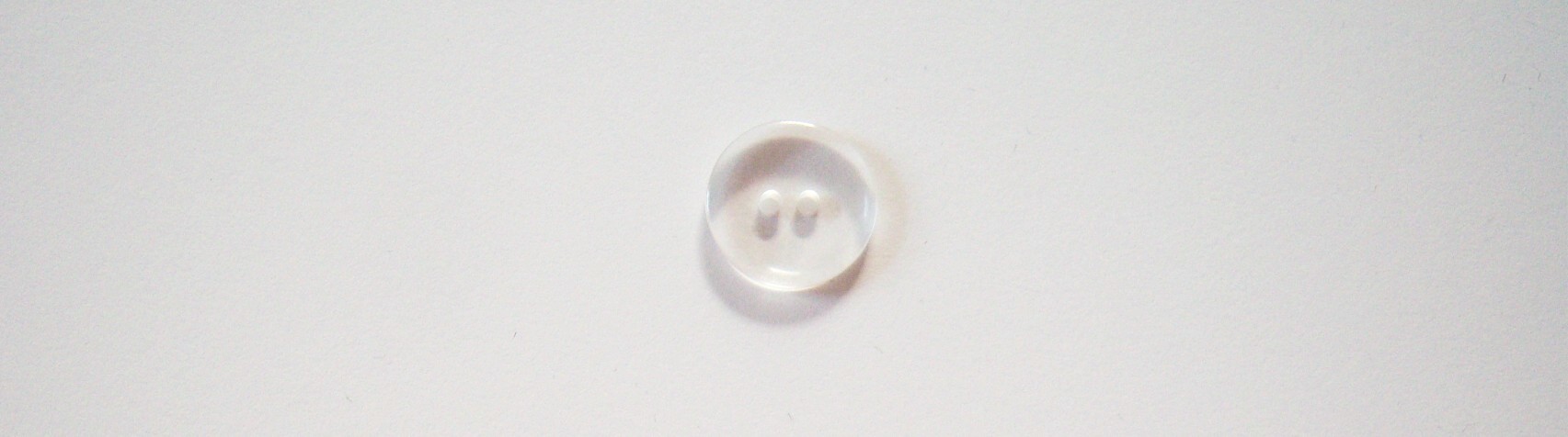 Clear Saucer 3/4" 2 Hole Button