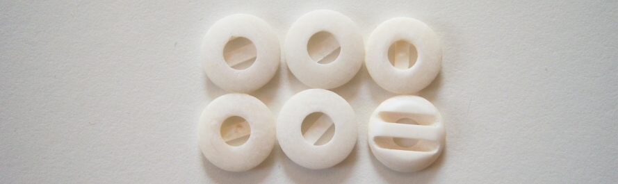 Winter White 1/2" Poly 2 Hole Button