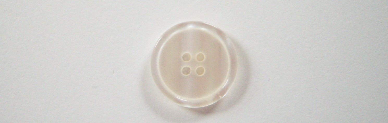 Off White Pearlized 7/8" 4 Hole Button