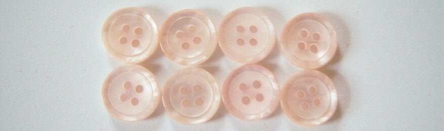 Peach Pearlized 9/16" Button