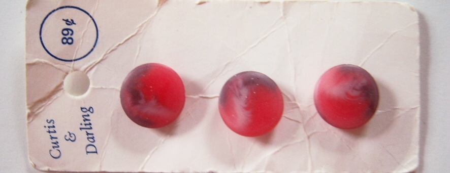 Red/Grey 5/8" Button Card