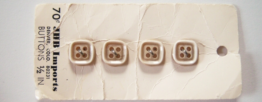 JHB Beige 1/2" Four Button Card