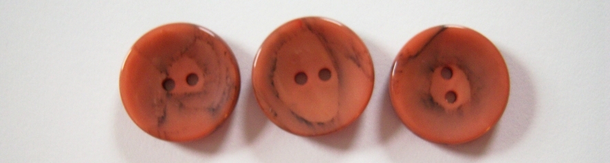 Terra Cotta 7/8" Button