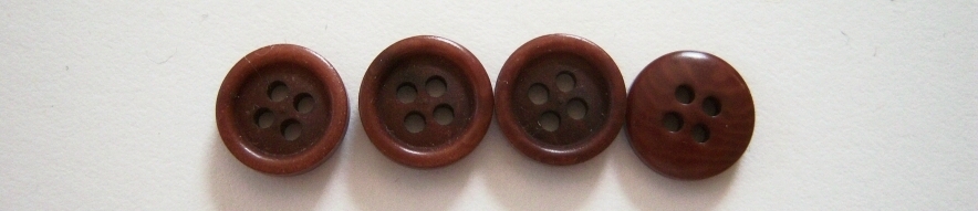 Mahogany Marbled 7/16" Button