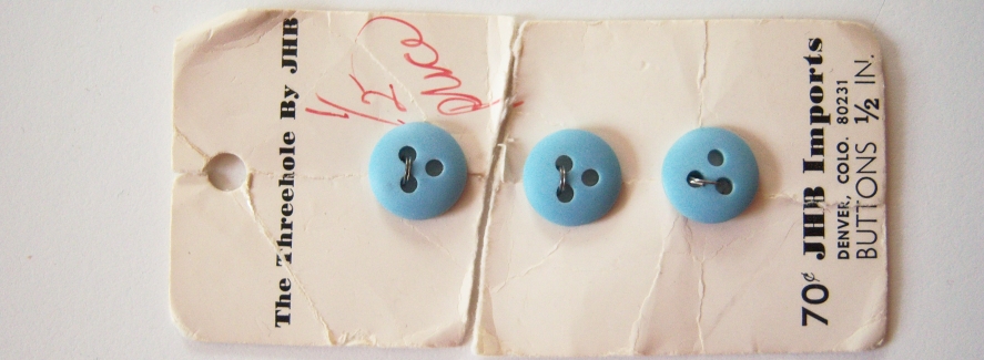 JHB Robins Egg 1/2" Button Card