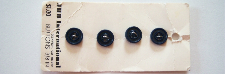 JHB Navy 7/16" Four Button Card