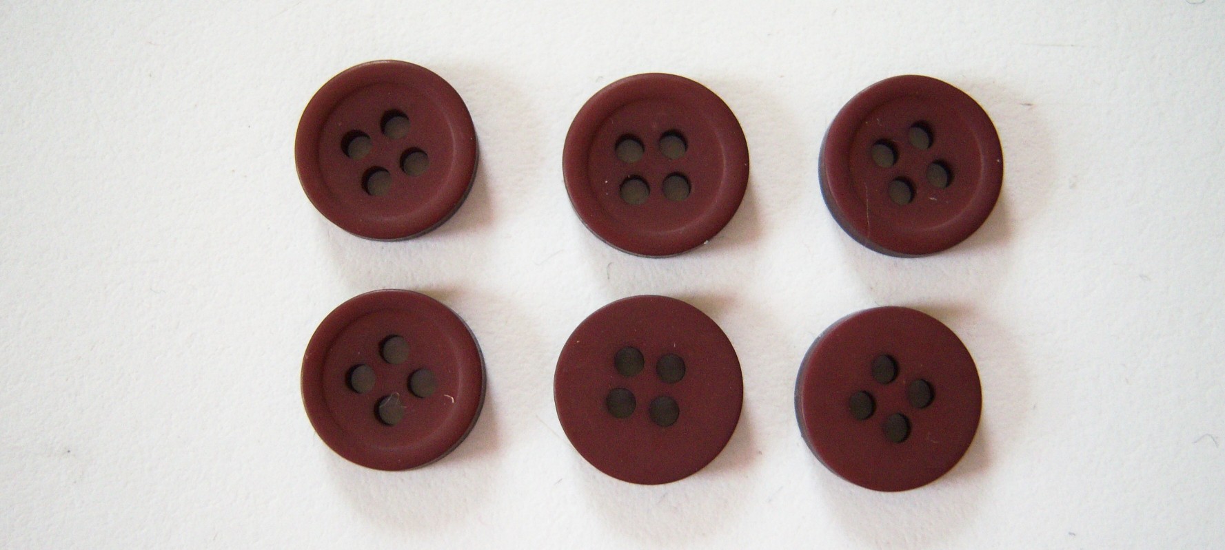 Mahogany 3/8" Button