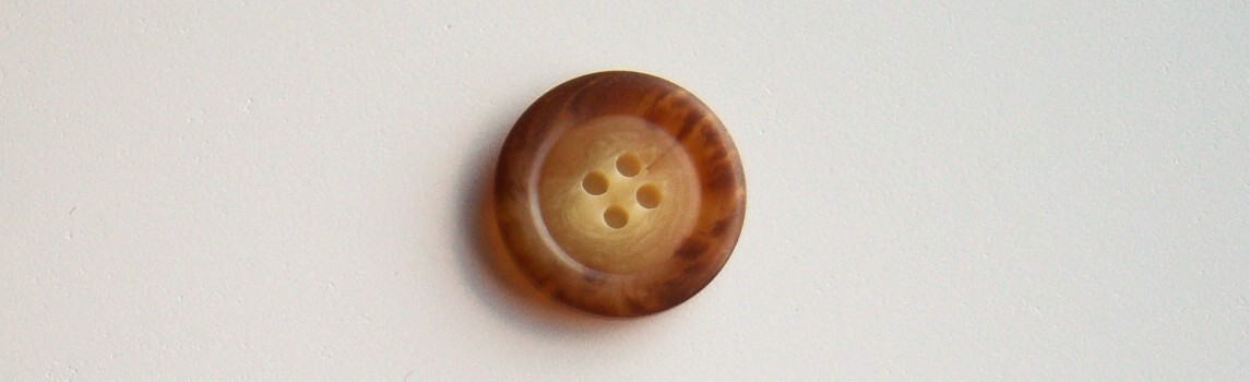 Caramel/Cream 7/8" Button