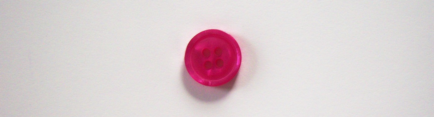 Shocking Pink Pearlized 9/16" 4 Hole Button