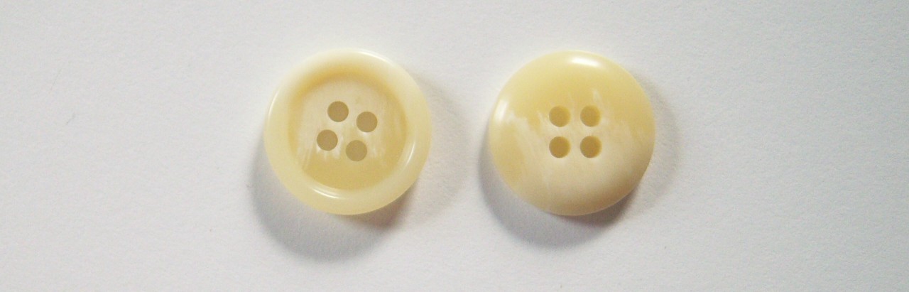 Ivory/Beige Marbled 3/4" Poly 4 Hole Button
