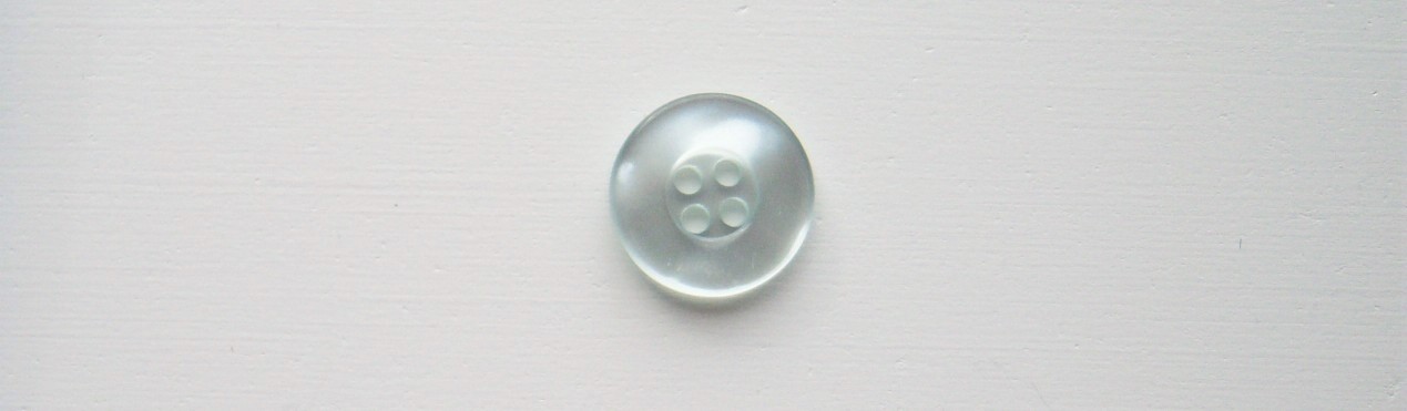 Pale Blue Pearlized 9/16" Poly Button