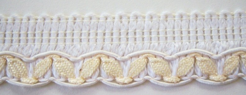 White/Ivory 7/8" Ribbon Braid