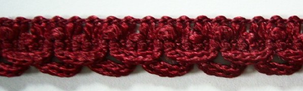 Cranberry 9/16" Loop Braid