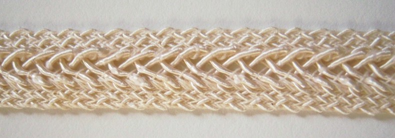 Beige 9/16" Braid