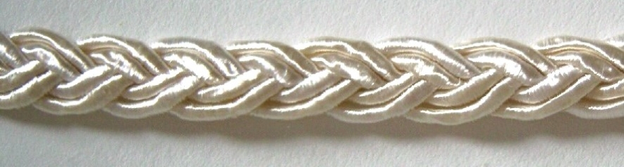 Ivory Braided 3/8" Soutache
