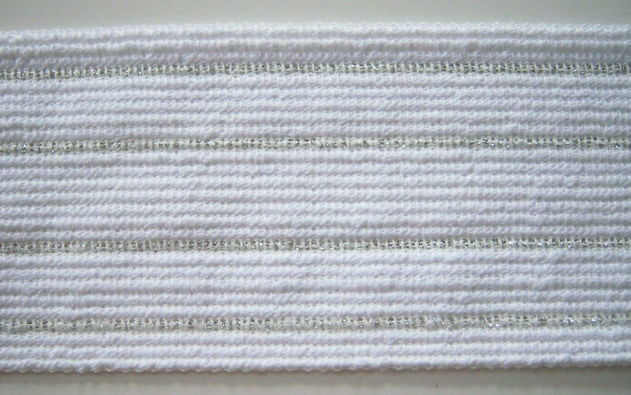White/Silver Soft 3 1/2" Trim