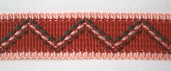 Rust/Apricot 7/8" Braid