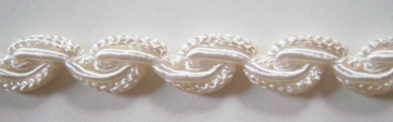 Ivory 7/16" Fancy Braid