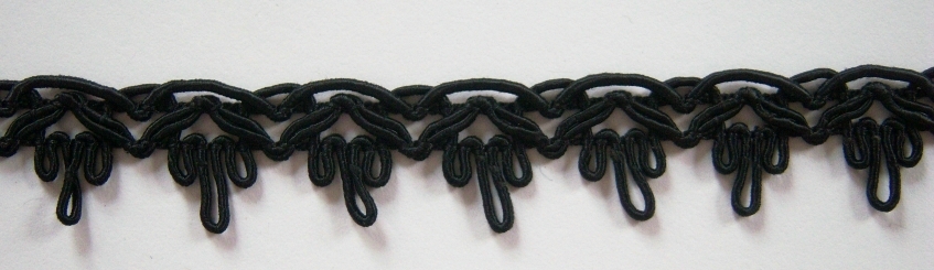 Black 3/4" Hand Braid