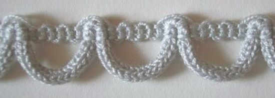 Pearl Grey 5/8" Loop Braid