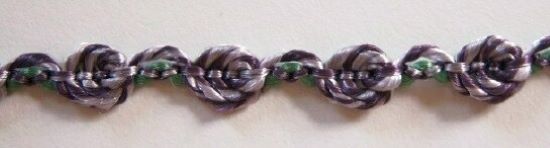 Lilac/Plum 1/4" Rosebraid