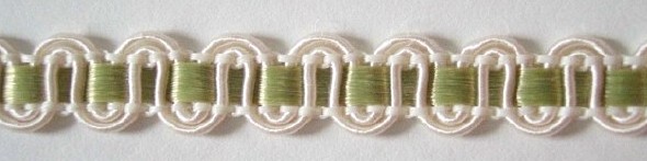 Ivory/Fern 5/16" Braid