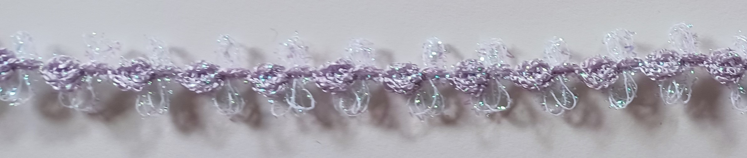 Orchid/Irid. 5/8" Rosebraid