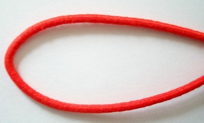 Orange 1/8 Inch Cord Elastic