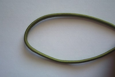 Bright Olive 3/16 Inch Cord Elastic