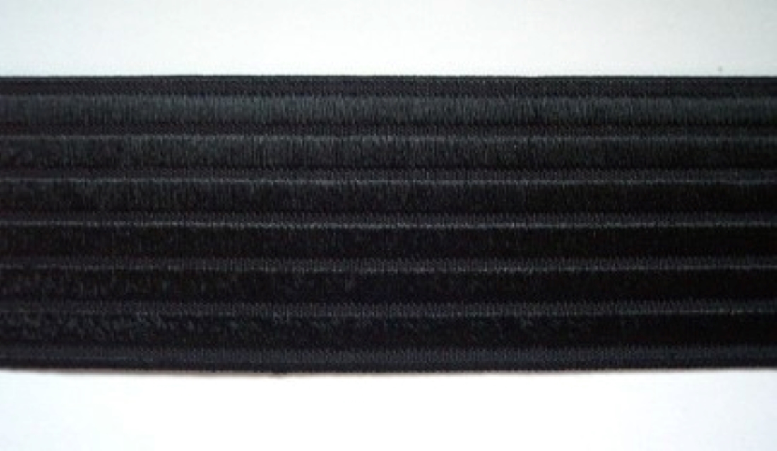 Black 2 Inch Belt Elastic