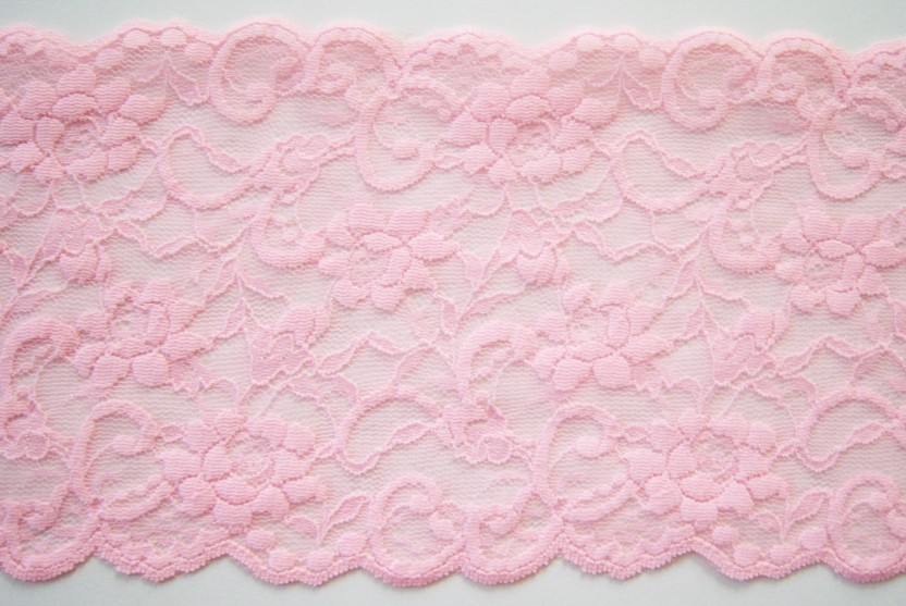 Pink 5" Stretch Lace