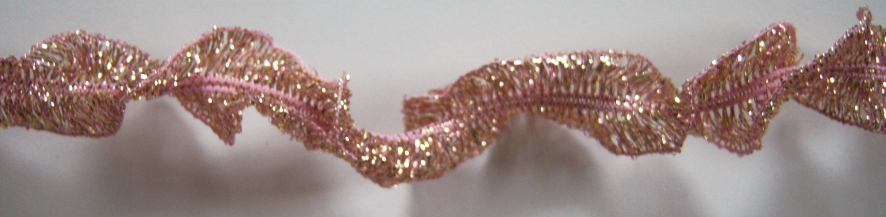 Rose Gold 1 Inch Wired Elastic