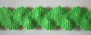 Lime 5/8 Inch Wavy Elastic