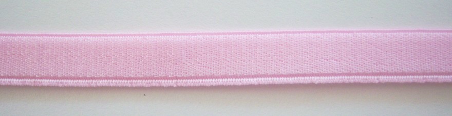 Pink Satin 7/16 Inch Sponge Back Elastic