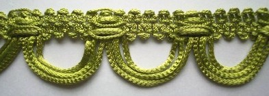 Lime Green 1 1/2" Fringe