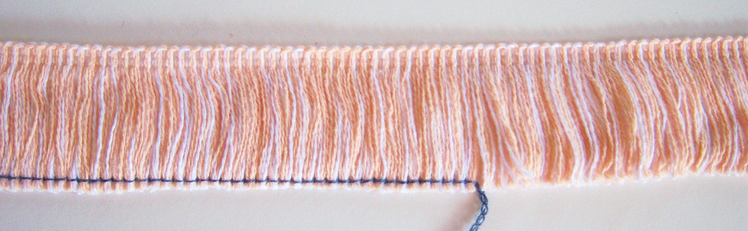 White/Apricot 2" Fringe