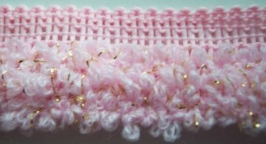 Pink/Gold 3/4" Piping