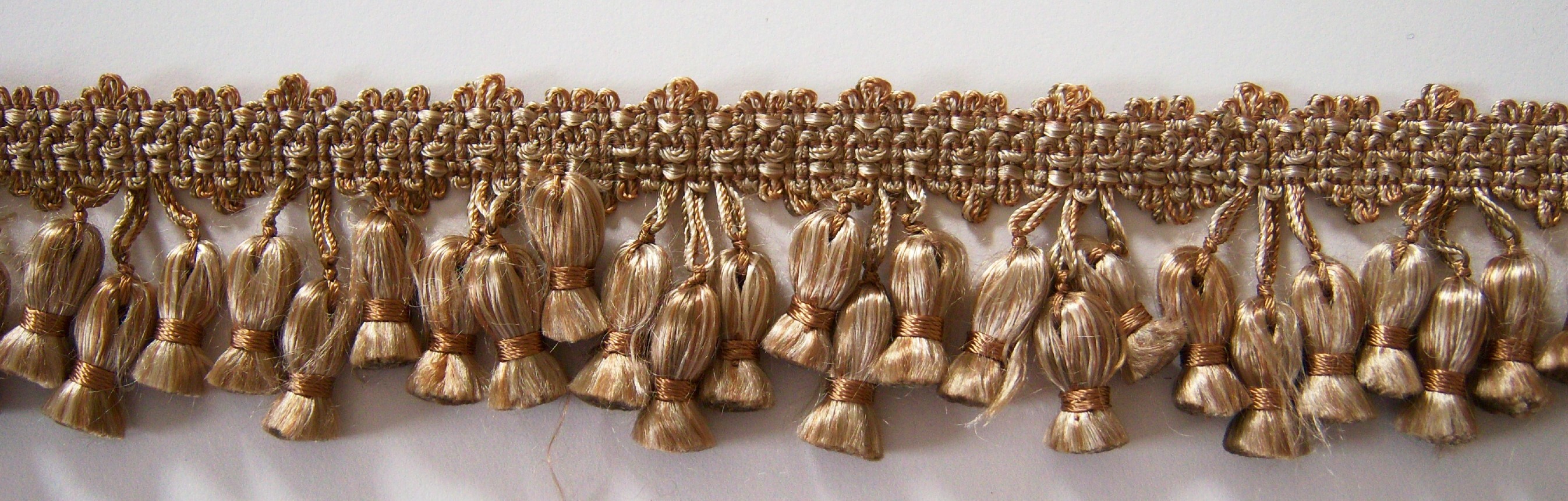 Brown Motley 2 1/4" Tassel Fringe Sewing Trim